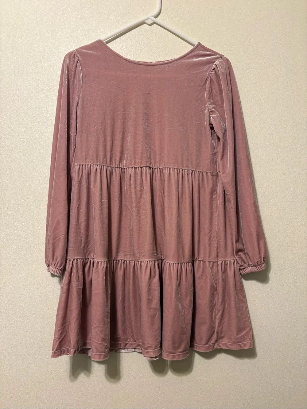 GAP Kids Dusty Rose Velvet Dress
